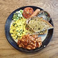 Vegan Full English Breakfast  at The Grand Howl in East London