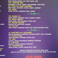 menu oct 2017 at Ike's in Davis