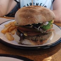 Bacon cheese vegana at San Wich in Cadiz