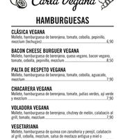Vegan menu  at San Wich in Cadiz