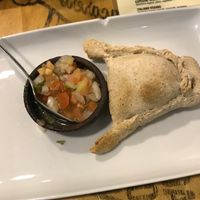 Empanada de puerro y setas at San Wich in Cadiz