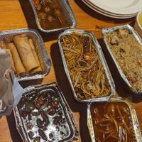 Selection of food items at Harvest Vegetarian Kitchen in Wrexham