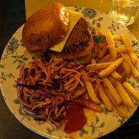 Ok burger at The Cosy Club in Bath