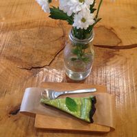 avocado cake at Vege Flow in Elblag