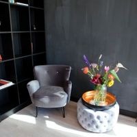 YogaFest Cafe library at Cafe Sage in Amsterdam