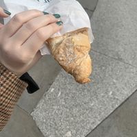 almond croissant  at Pret a Manger - Broadwick St in London