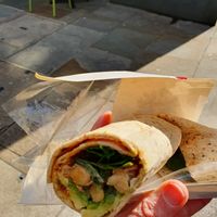 Avo and chickpea Caesar wrap at Pret a Manger - Broadwick St in London