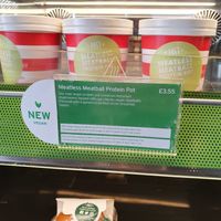 Meatless meatball protein pot at Pret a Manger - Broadwick St in London