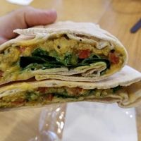 Chana chaat  flat bread at Pret a Manger - Broadwick St in London