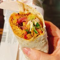 vegan wrap  at Pret a Manger - Broadwick St in London