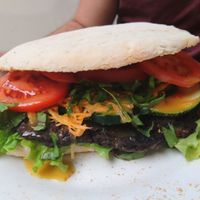 Not tasty at all. at Bum Kaldi in San Pedro De Atacama