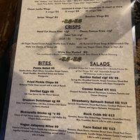 Menu page 2  at The Ruck in Troy