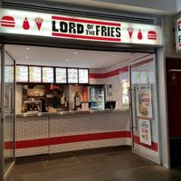 outside at Lord of the Fries in Haymarket