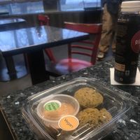 Lentil Balls - They need more sauce! at New Morning Natural and Organic in Woodbury