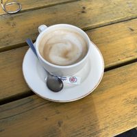 Cappuccino with Oatmilk  at Cafe Ilmur in Akureyri