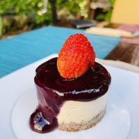 Vegan Cheesecake   at Sirena Morena in Cancun
