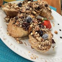 French toast  at Sirena Morena in Cancun