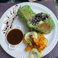 Wrap tropical #Veganuary at Sirena Morena in Cancun