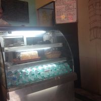 Display case at Grasswood Cafe in Udaipur