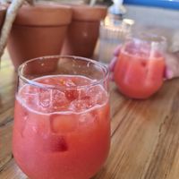 Fresh orange juice at Small Axe Kitchen in Brunswick