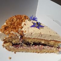 Hazelnut cake 3€ at Fresco Middelburg in Middelburg