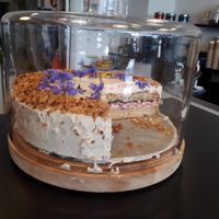 Hazelnut cake at Fresco Middelburg in Middelburg