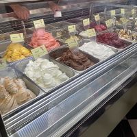 Display case at Manna Gelats in Barcelona