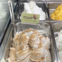 Vegan rice, ginger and cinnamon  at Manna Gelats in Barcelona