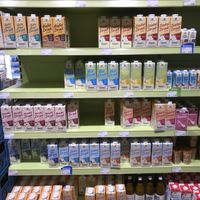 Dairy alternatives at Alnatura in Meerbusch