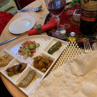 Vegan mezze  at Chechecks  in Aberfeldy