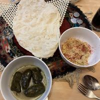 Houmous and Dolma  at Chechecks  in Aberfeldy