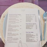 menu at Juna's in Salmiya