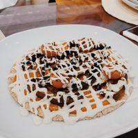 portobello mushroom pizza sooo good! at Juna's in Salmiya