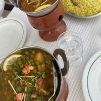Veggies and patato  at Bollywood Indian Restaurant in Armacao De Pera