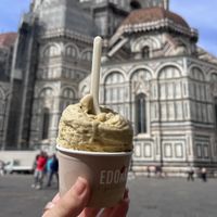 Pistachio salt gelato   at Edoardo - Piazza del Duomo in Florence