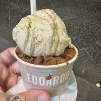 Pistachio & dark choc  at Edoardo - Piazza del Duomo in Florence