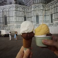 So delicious! The vegan cone is also so yummy! at Edoardo - Piazza del Duomo in Florence