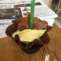 bacio e pistachio in vegan cup  at Edoardo - Piazza del Duomo in Florence