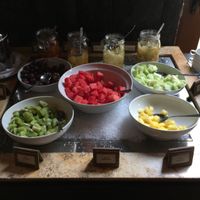 Fruit selection at breakfast buffet at Hawa - Tambo del Inka in Urubamba