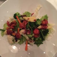 organic salad from their garden  at Hawa - Tambo del Inka in Urubamba