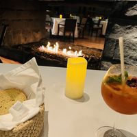 Juice with the local fruits  at Hawa - Tambo del Inka in Urubamba