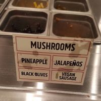 vegan sausage available  at PizzaRev in Gahanna