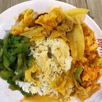 Rice with 3 vegetables $4.10 at SuManYuan 素满园 - Plaza Singapura in Central Singapore