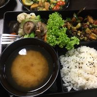 Bento Set at Vegandeli in Central Singapore