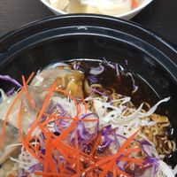 Dry Dumpling Noodle at Vegandeli in Central Singapore