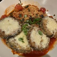 Vegan eggplant parm   at Harvest Seasonal Grill & Wine Bar in Moorestown