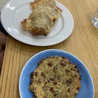 Almond croissant and cookie with pecan nuts at Cloud Cakes - Mandar in Paris