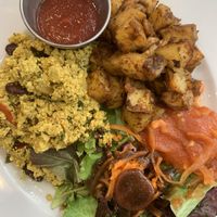 Tofu scramble from brunch menu  at Cloud Cakes - Mandar in Paris