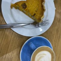pumpkin cake with smoked tofu (one of the best I ever ate)  at Cloud Cakes - Mandar in Paris