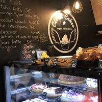 The cute little layout and yummy treats at Cloud Cakes! at Cloud Cakes - Mandar in Paris